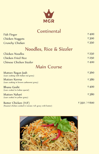 top continental foods in moradabad